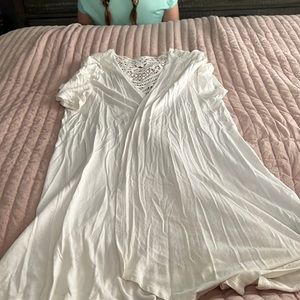 White cardigan